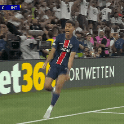 Soccer Player In Qatar Jersey Celebrates GIF