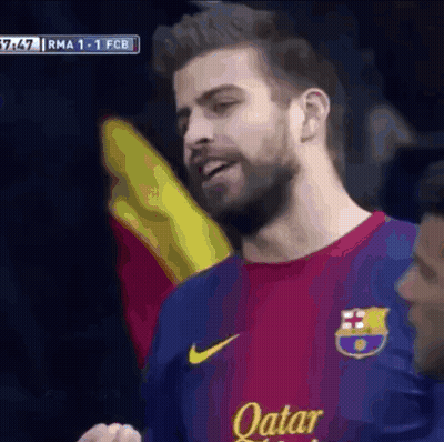 Soccer Player In Qatar Jersey With Flag GIF