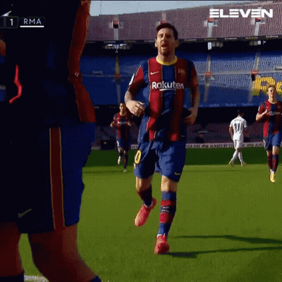 Soccer Player In Rakuten Jersey GIF