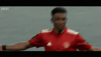 Soccer Player In Red Adidas Jersey GIF