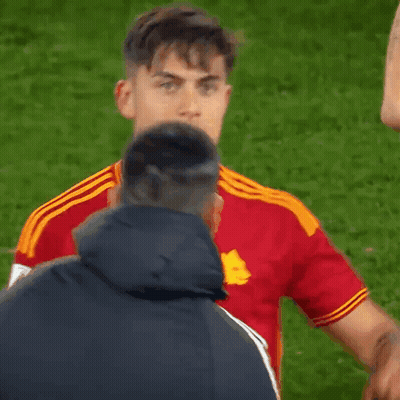Soccer Player In Red Adidas Jersey GIF