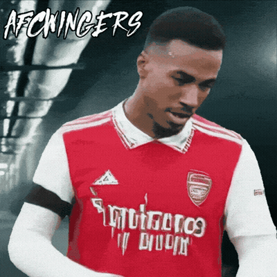 Soccer Player In Red AFC Kings Jersey GIF