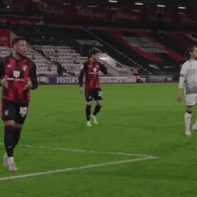 Soccer Player In Red And Black Jersey GIF