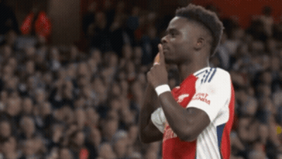 Soccer Player In Red And White Emirates Jersey GIF