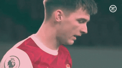 Soccer Player In Red And White Jersey GIF