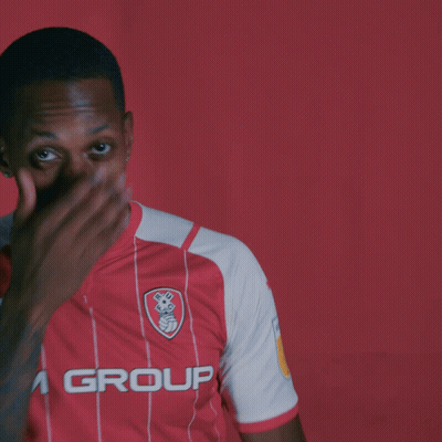 Soccer Player In Red And White Jersey GIF