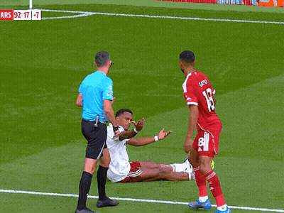 Soccer Player In Red And White Jersey Number 14 GIF