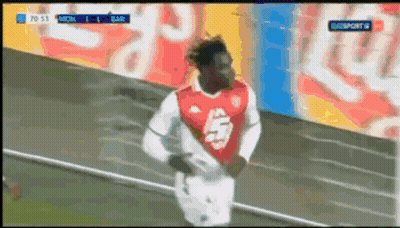 Soccer Player In Red And White Jersey GIF