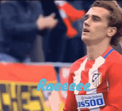 Soccer Player In Red And White Shirt With US500 Patch GIF