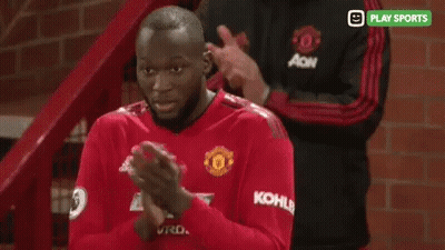 Soccer Player In Red Chevrolet Shirt Clapping GIF