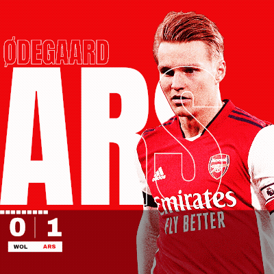 Soccer Player In Red Emirates Fly Better Jersey GIF