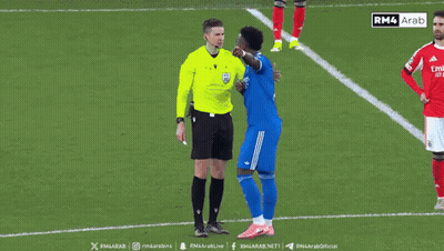 Soccer Player In Red Emirates Jersey GIF