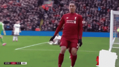 Soccer Player In Red Jersey Chartered GIF