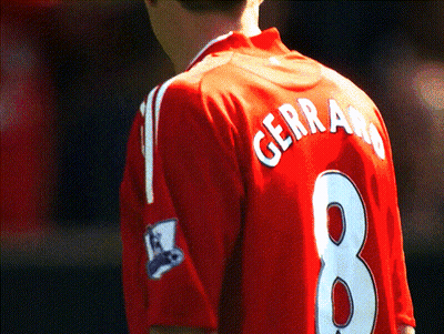 Soccer Player In Red Jersey Gerrard GIF
