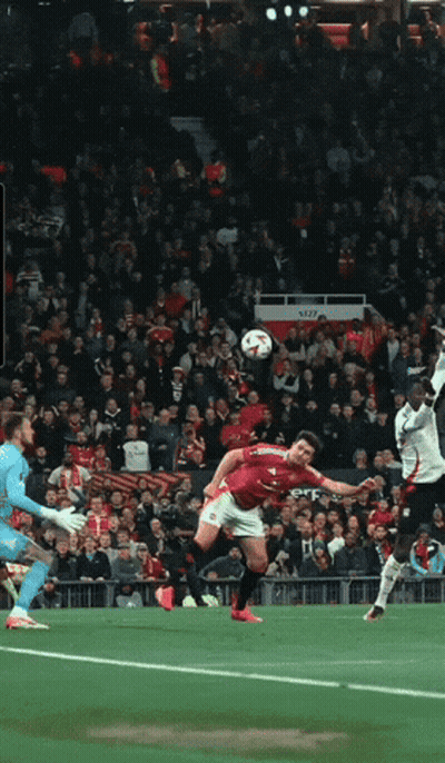 Soccer Player In Red Jersey Kicks Ball GIF