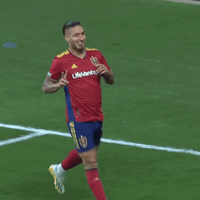Soccer Player In Red Jersey Lifevantage GIF
