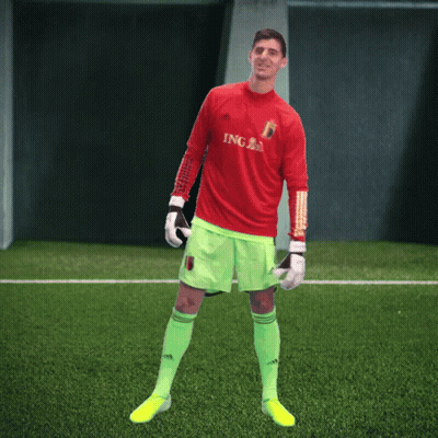 Soccer Player In Red Jersey GIF
