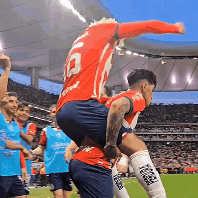 Soccer Player In Red Jersey Number 10 GIF