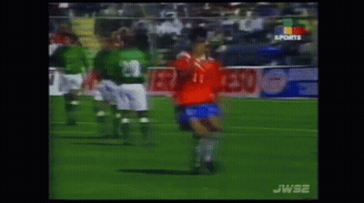 Soccer Player In Red Jersey Number 11 GIF