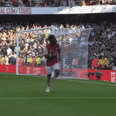 Soccer Player In Red Jersey Number 13 GIF