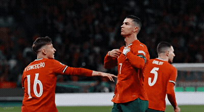 Soccer Player In Red Jersey Number 16 GIF