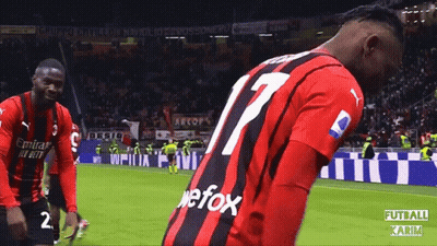 Soccer Player In Red Jersey Number 17 GIF