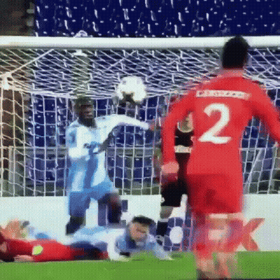 Soccer Player In Red Jersey Number 2 GIF
