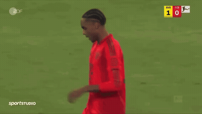 Soccer Player In Red Jersey Number 39 GIF