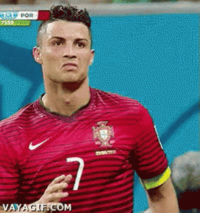 Soccer Player In Red Jersey Number 7 GIF