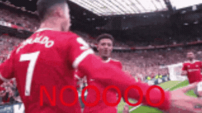 Soccer Player In Red Jersey Number 7 Celebrating Goal GIF