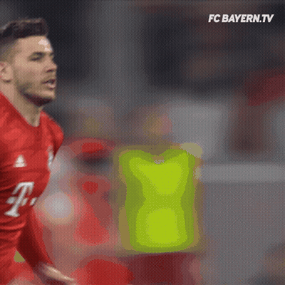Soccer Player In Red Jersey Number 8 GIF