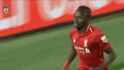 Soccer Player In Red Jersey Running GIF