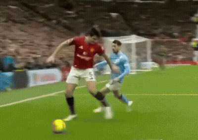 Soccer Player In Red Jersey Saying United GIF