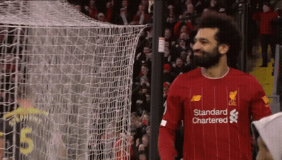 Soccer Player In Red Jersey Standard Chartered GIF