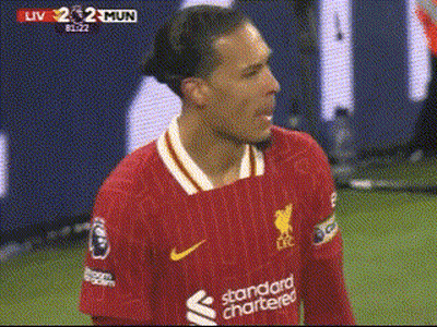 Soccer Player In Red Jersey Standard Chartered GIF