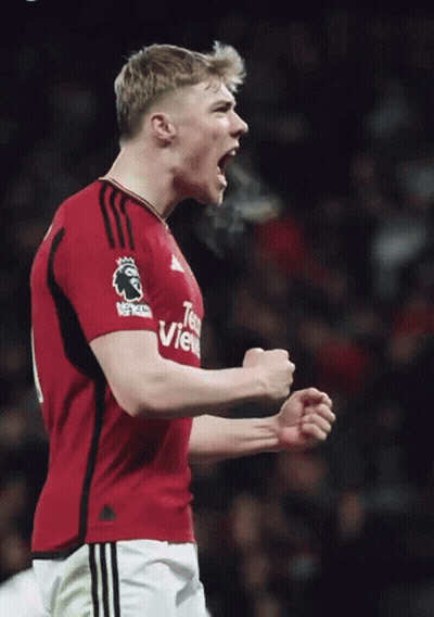 Soccer Player In Red Jersey Team View GIF