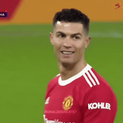 Soccer Player In Red Jersey With Adidas GIF