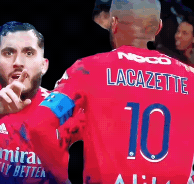 Soccer Player In Red Jersey With Number 10 GIF