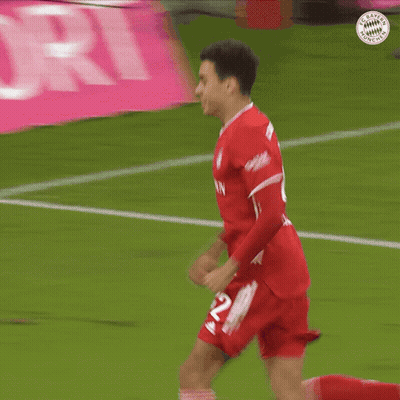 Soccer Player In Red Jersey With Number 12 GIF