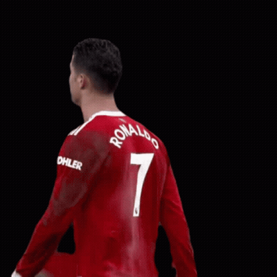 Soccer Player In Red Jersey With Teamviewe GIF