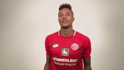 Soccer Player In Red Kommerling Premium Fenster Shirt GIF