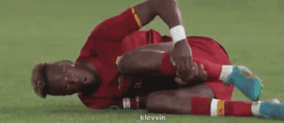 Soccer Player In Red Qatar Jersey Running GIF