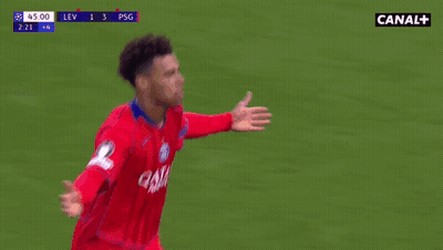 Soccer Player In Red Qatar Jersey Running GIF