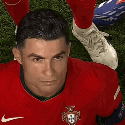 Soccer Player In Red Shirt GIF