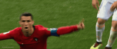 Soccer Player In Red Shirt Iconic James GIF