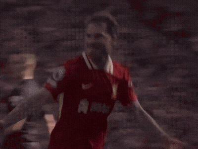 Soccer Player In Red Shirt Number 10 GIF