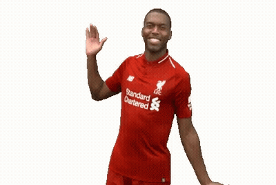 Soccer Player In Red Shirt Saying Standard Chartered GIF