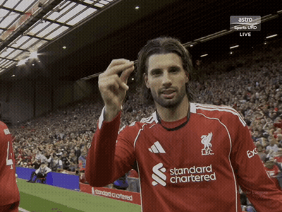 Soccer Player In Red Shirt Saying Standard GIF
