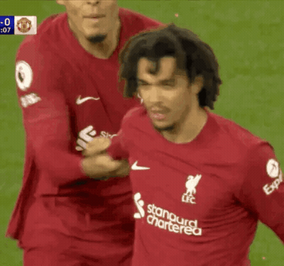 Soccer Player In Red Shirt Standard Chartered GIF