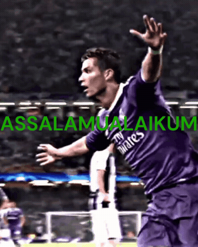 Soccer Player In Red Shirt With Tomato On Back GIF